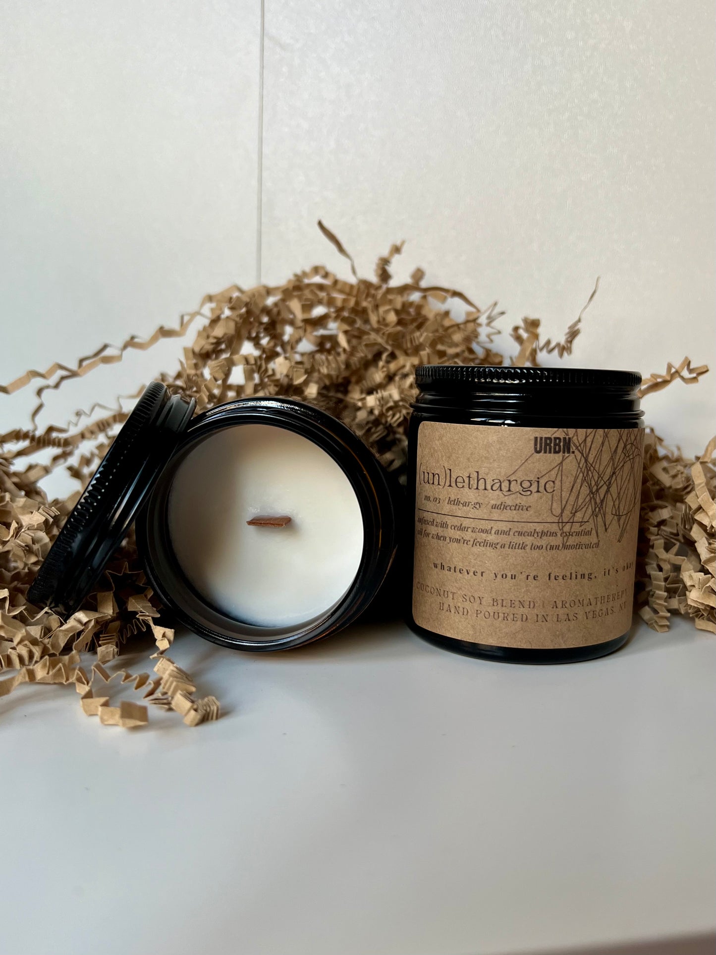 (un)lethargic - AROMATHERAPY 3oz Candle