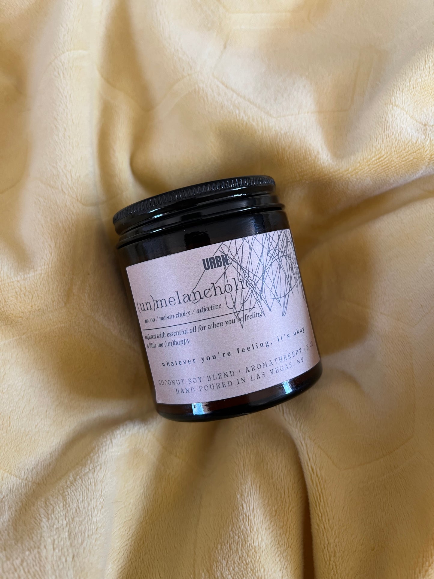 (un)melancholic - AROMATHERAPY 3oz Candle