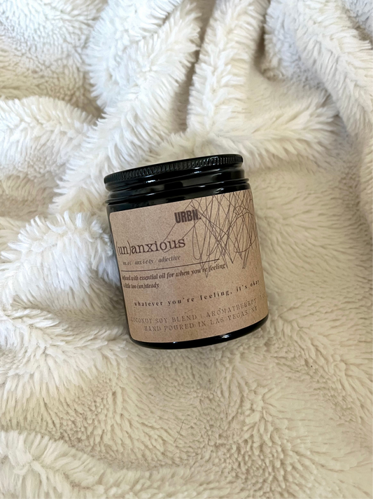 (un)anxious - AROMATHERAPY 3oz Candle